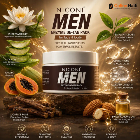 NICONI MEN PREMIUM QUALITY ENZYME DE-TAN PACK™
